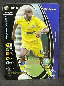 FOOTBALL CHAMPIONS TCG 2001-02 ERIBERTO SIGNED NM - Picture 1 of 2