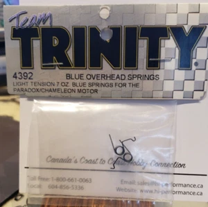Trinity 4392 Paradox/Chameleon Spring Set Blue Light Overhead Vintage RC Part - Picture 1 of 3