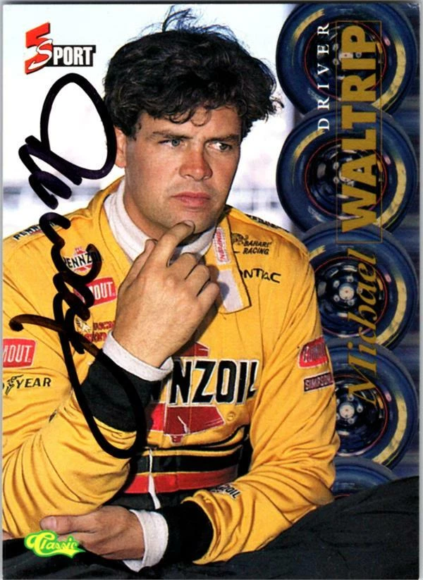 Michael Waltrip autographed Trading Card (Auto Racing NASCAR) 1995 5 Sport #168 - Image 1 of 1