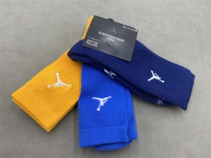 Nike Air Jordan 3 Pairs 3 Colors Everyday Max Basketball Crew Socks Men Size L - Picture 1 of 3