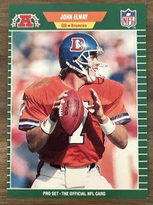 John Elway - 1989 Pro Set #100  Denver Broncos  HOF                         C317 - Picture 1 of 2