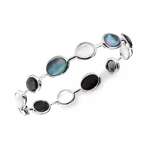 IPPOLITA Rock Candy Luce 12 Stone Bangle Bracelet Sterling Silver - $1,195 - Picture 1 of 2