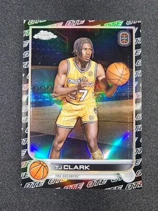 TJ Clark 2023 Topps Chrome Finest OTE Over Time Black Refractor Logo 05/10 - Picture 1 of 2