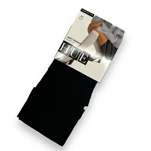 Women’s Hue Soft Opaque Knee- Hi Black 1 Pair One Size Fits Most - Picture 1 of 2