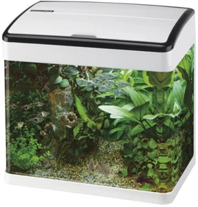 SuperFish Panorama Aquarium weiß mit LED Beleuchtung,Filter,uvm.20,35 u.50 Liter - Bild 1 von 1