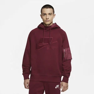 Sudadera con capucha Nike Sportswear Block Futura CU3797-638 remolacha marrón borgoña Nueva Gales del Sur - Imagen 1 de 6