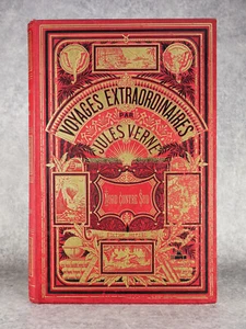 JULES VERNE. NORD CONTRE SUD. 85 DESSINS PAR BENETT ET UNE CARTE. HETZEL. 1887. - Picture 1 of 12