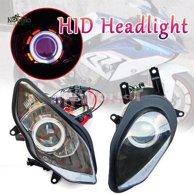 Conjunto de faros proyectores HID demon Angel Eye aptos para BMW S1000RR 2015-2018 Foto 1 de 4