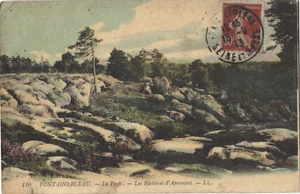 FONTAINEBLEAU 77 Platières d'Apremont CPA écrite à Jeanne RECORDON à Paris 1913 - Picture 1 of 2