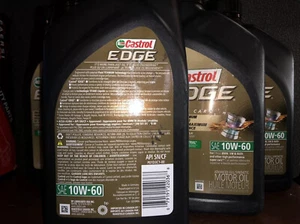 9 Quart CASTROL EDGE EURO CAR 10w60 Engine Motor Oil For BMW M3 M5 M6 Z3M Z4M Z8 - Picture 1 of 4