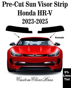 Pre-cut Sun Visor Strip 5% Limo Window Tint For 2023 2024 2025 Honda HR-V - Bild 1 von 1
