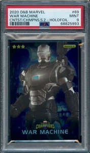 2020 D&B Marvel Contest of Champions S.2 Holofoil #69 War Machine PSA 9 🔥RARE🔥 - Picture 1 of 2