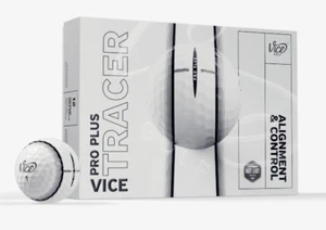 Vice Pro Plus TRACER Limited Edition Golf Balls - Black - Picture 1 of 4