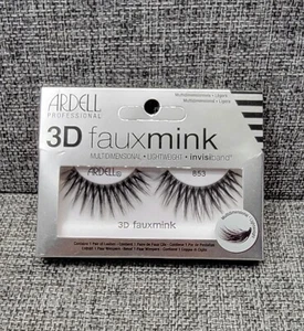Ardell 3D Faux Nerz Wimpern mit Invisiband - mehrdimensional #853 - NEU - Bild 1 von 2