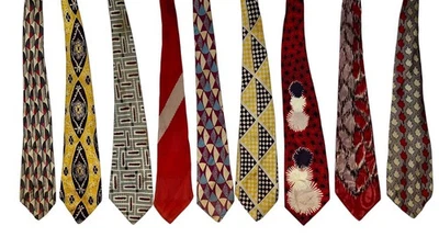 Lote De Colección De 9 Corbatas Para Hombre MCM Mod Hipster 1940-50’s  Foto 1 de 4