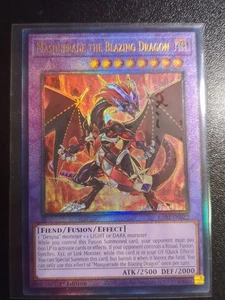 Masquerade the Blazing Dragon (PUR) RA02-EN022 25th Anniversary Rarity... - Picture 1 of 1