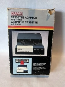 Vintage Car Stereo Kraco Cassette Adapter for 8 track tape players With Box T35 - Bild 1 von 4