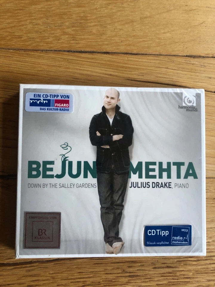 BEJUHN MEHTA - DOWN BY THE SALLEY GARDENS, JULIUS DRAKE, HM CD DIGIPAK NEU - Bild 1 von 2