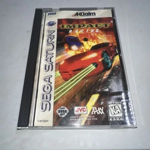 Sega Saturn Impact Racing NUR HÜLLE UND HANDBUCH KEIN SPIEL ENTHALTEN - Bild 1 von 21