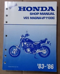 1983-86 Honda V65 VF1100C VF1100 Magna 1100 OEM Service Shop Manual (HONDA/LITE) - Picture 1 of 5