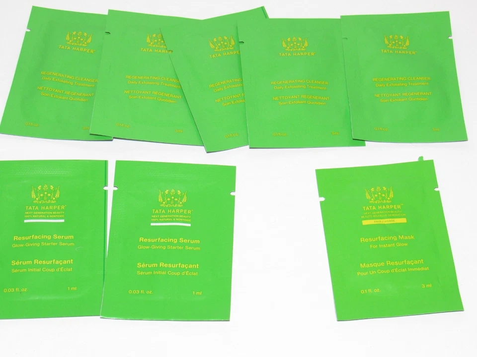 8 塔塔哈珀套装再生洁面乳面膜和精华 0.66 盎司总计 — 第 1/2 张图片