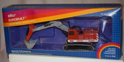 Siku Vintage Nº 3413 Menck Excavadora Roja - Diecast en Caja Original Foto 1 de 4