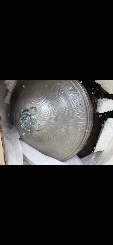 Lámpara de araña antigua de plata victoriana de los años 20 Foto 1 de 4