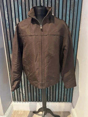Dockers Men’s Lightweight Brown Bomber Jacket Size - Image 1 of 4