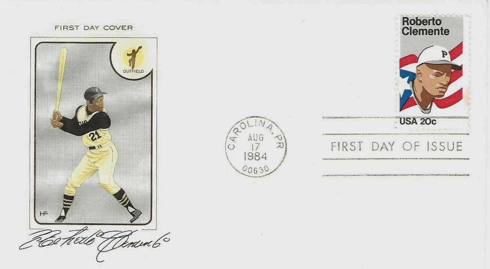 Roberto Clemente-Baseball #2097 FDC HF Cachet M5176 - Image 1 of 1