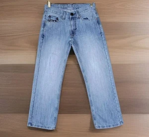 Vtg PEPE JEANS Women's 8 Straight Cropped Studded Y2K Old School Designer Denim - Bild 1 von 9