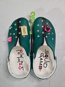 Crocs x Squid Game Classic Clog (Multi) Men's Shoes 210224-90H - Picture 1 of 5