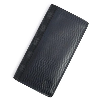 LOUIS VUITTON Brazza Wallet Epi Leather DamierGraphite, Blue Marine M67903 - Image 1 of 4