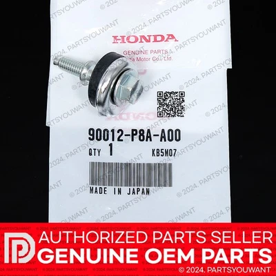 GENUINE Honda Acura OEM Cylinder Head Valve Cover Bolt 90012-P8A-A00 90012P8AA00 Foto 1 de 4
