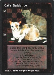 Cat's Guidance - Jyhad Deckmaster V:TES Trading Card 1994 - Picture 1 of 2