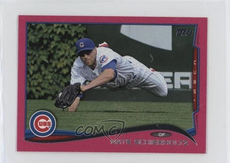 2014 Topps Mini Pink BCA /25 Nate Schierholtz #59 - Image 1 of 2