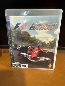 Formula One: Championship Edition Sony Playstation 3 PS3 Japanese US Seller - Picture 1 of 4