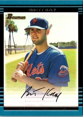 2002 Bowman Brett Kay #201 New York Mets Baseball Card - Image 1 of 2
