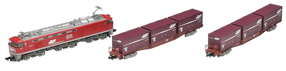 TOMIX N Gauge EF510 Container Train Set 92417 Railway Model Freight Car - Image 1 of 1