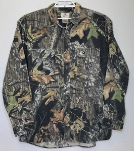 Mossy Oak Break Up Button Up Shirt Mens Size XL Camouflage Collared Long Sleeve - Picture 1 of 6