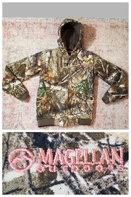 Women's Magellan Camo Realtree Full Zip Hooded Jacket-Size S-VGC - Image 1 of 4