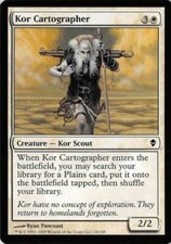 4 Kor Cartographer - LP - Zendikar - mtg - x4 4x