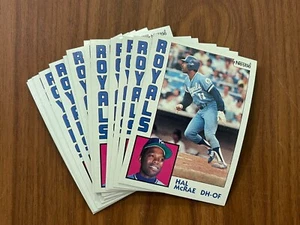 1984 Topps (15) NESTLE Set HAL MCRAE Parallel #340 cards LOT ROYALS ** MINT ** - Picture 1 of 1