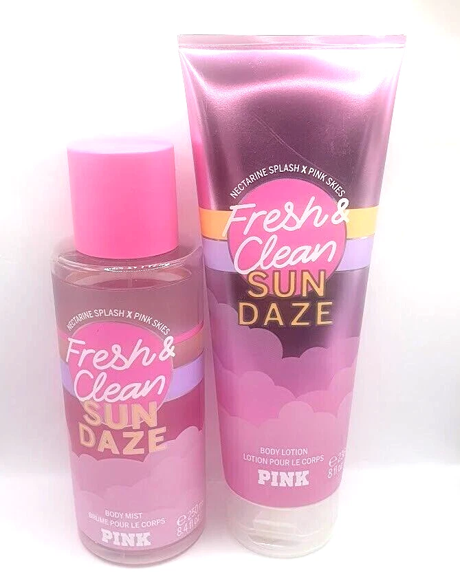 VICTORIA'S SECRET PINK FRESH & CLEAN SUN DAZE BODY MIST & LOTION (SET OF 2)  - Image 1 of 1