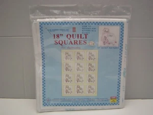 1 NEW PACKAGE OF 6 JACK DEMPSEY 18" KITTENS IN A BASKET QUILT SQUARES #140 - Picture 1 of 7