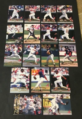 CLEVELAND INDIANS TEAM SET 1998 PACIFIC Alomar Vizquel Justice Ramirez Thome - Image 1 of 4