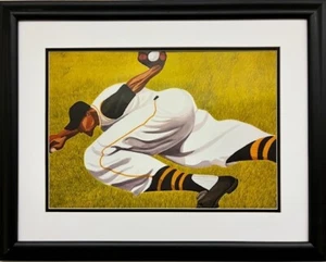 Dane Tilghman "The Catch" Black Art Baseball Negro League NEU - Bild 1 von 3