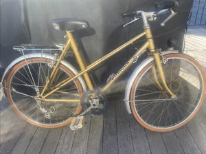 Vintage PITHIOUD Bicycle • Small Frame • 500A Wheels • Gold • France. (NJ) - Picture 1 of 10