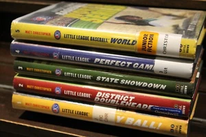 Little League Series of Books 1-5 by Matt Christopher - Hardback - Very Good - Picture 1 of 2