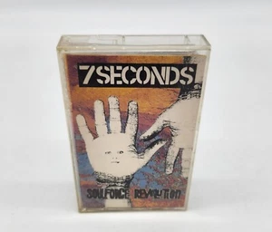 7 Seconds Soul Force Revolution Restless records 1989 cassette Tape - Picture 1 of 6