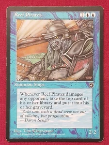 Magic The Gathering HOMELANDS REEF PIRATES B tarjeta azul Magic The Gathering - Imagen 1 de 2